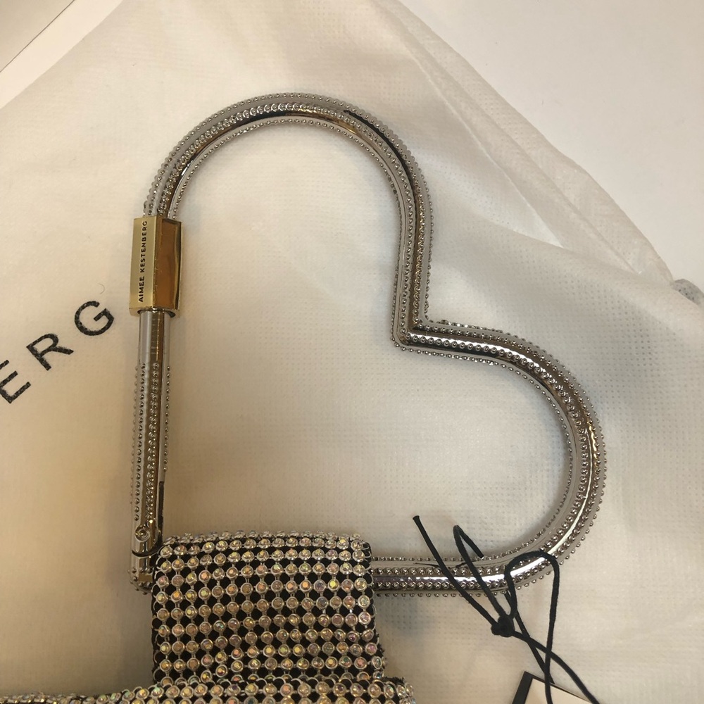 Aimee Kestenberg Sparkling Heart Bag NWT - Picture 7 of 12